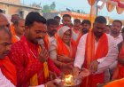 खांडेदेव हनुमान बालाजी मंदिर में मूर्ति स्थापना समारोह