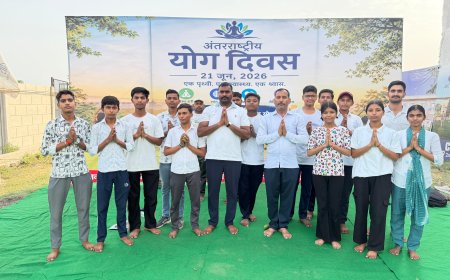 सशक्त और स्वस्थ बंथरा: अंतरराष्ट्रीय योग दिवस पर भव्य आयोजन